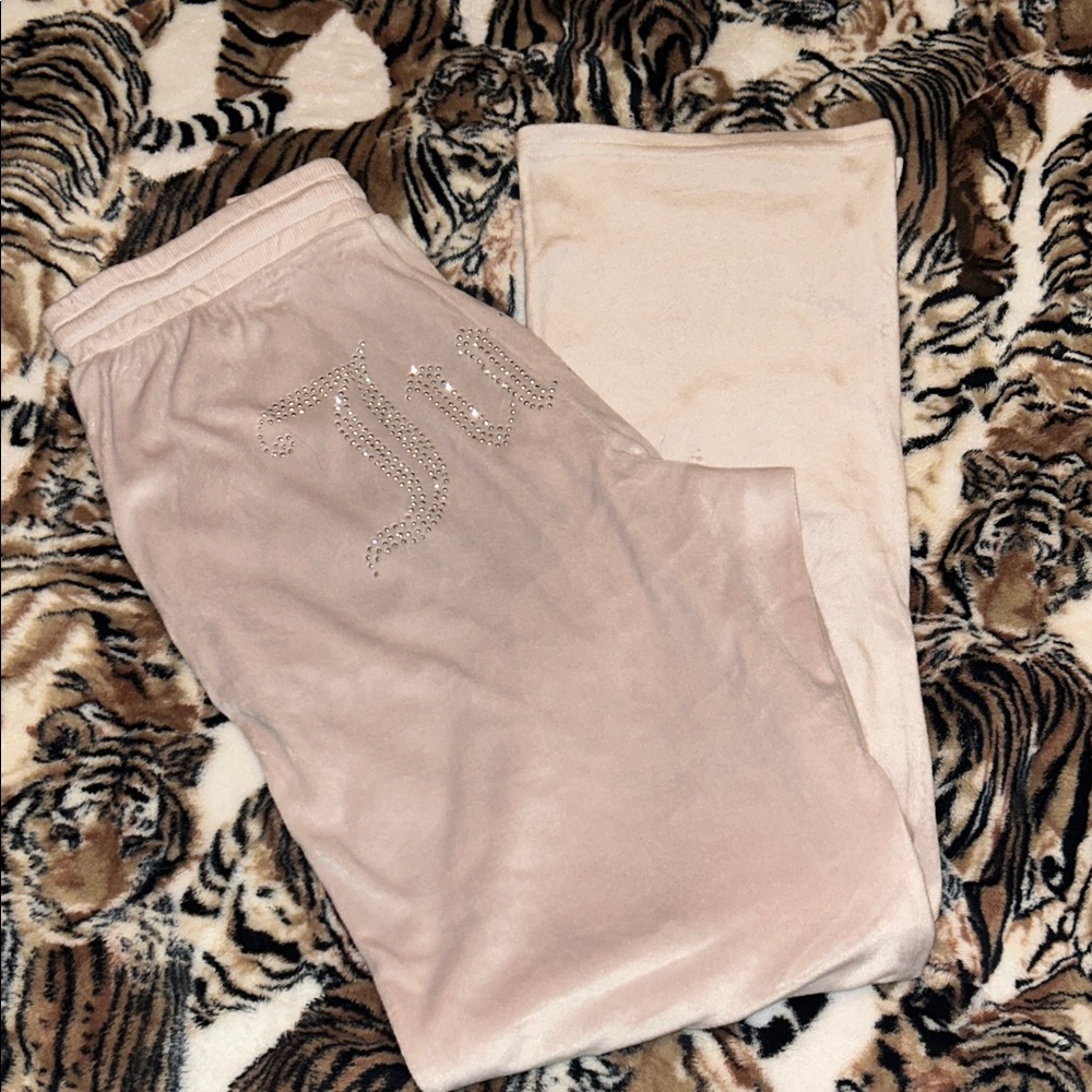 Juicy Couture Blush Velour Pants